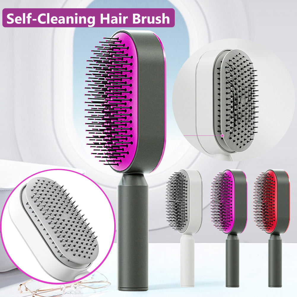 Womens Hairbrush Comfort Grip Ergonomic Hair Brush Prevents Static